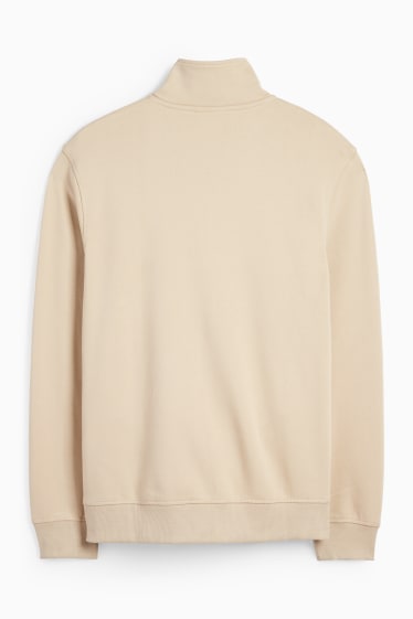 Heren - Sweatvest - beige