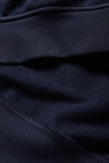 Hommes - Veste en sweat avec capuche - bleu foncé