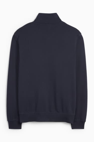 Hommes - Veste en sweat avec capuche - bleu foncé