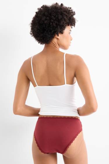 Femmes - Lot de 4 - culottes - bleu