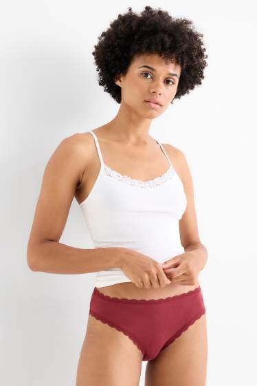 Femmes - Lot de 4 - culottes - bleu
