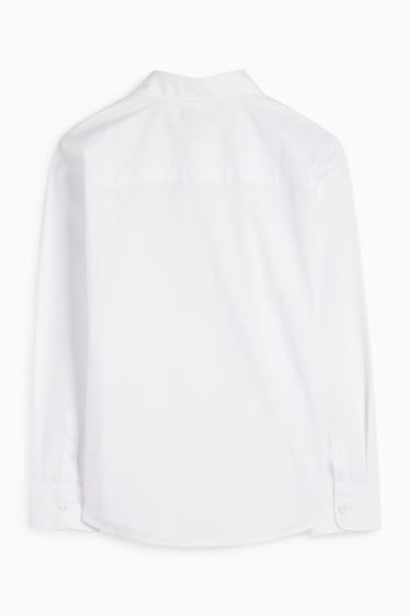 Kinder Buben - Hemd - weiß