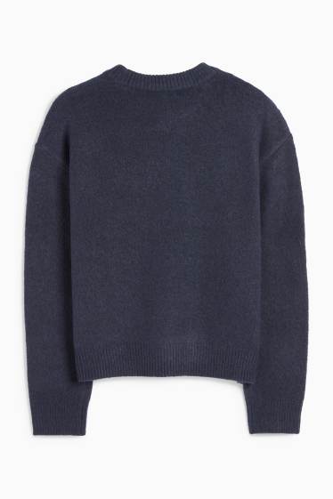 Damen - Pullover - dunkelblau