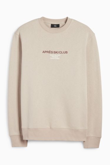 Hommes - Sweat - beige