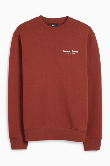 Hommes - Sweat - rouge