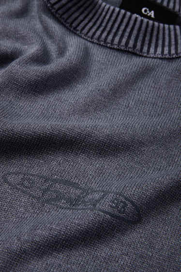 Herren - Pullover - blau