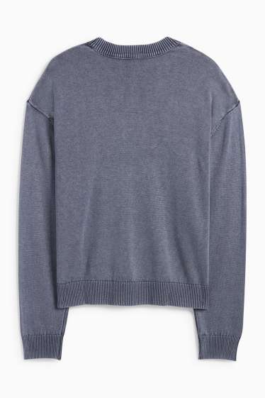 Herren - Pullover - blau