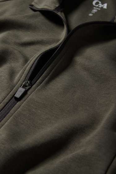 Herren - Sportjacke - dunkelgrün
