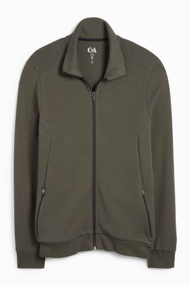 Herren - Sportjacke - dunkelgrün