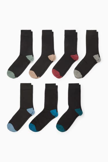 Herren - Multipack 7er - Socken - schwarz