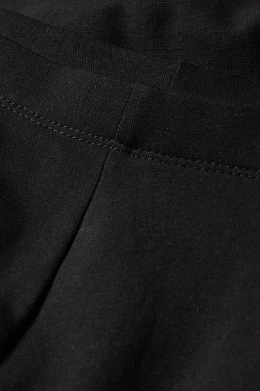 Bambine - Confezione da 3 - leggings termici svasati - nero