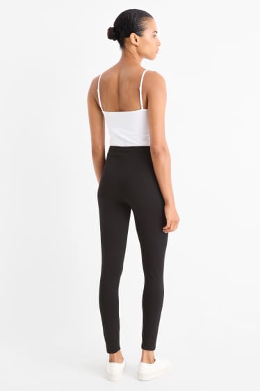 Femmes - Lot de 2 - leggings basiques - noir