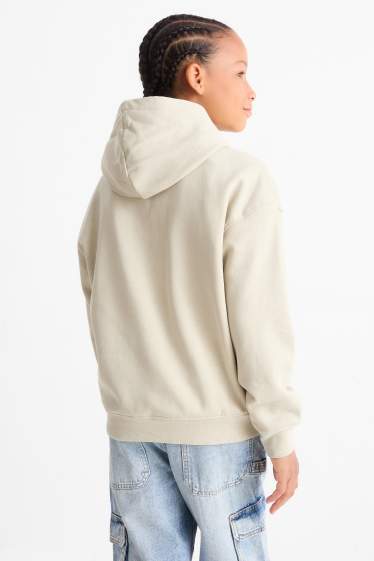 Bambini - Scorpione - felpa con cappuccio - crema