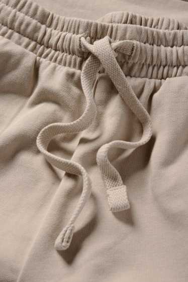 Dona - Pantalons de xandall bàsics - beix