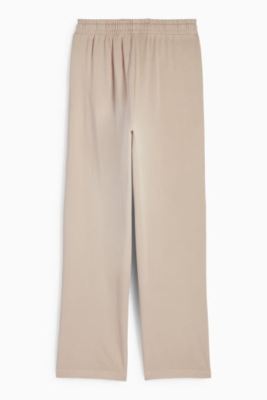 Dona - Pantalons de xandall bàsics - beix