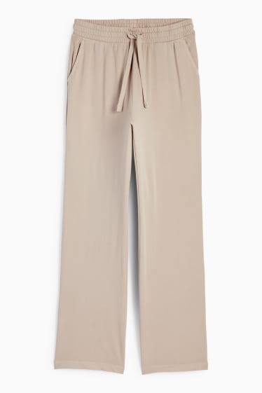 Dona - Pantalons de xandall bàsics - beix