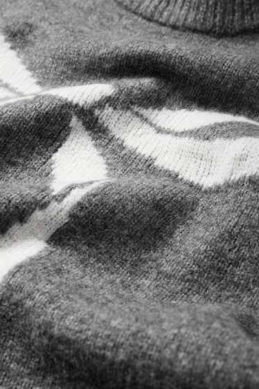 Damen - Pullover - grau