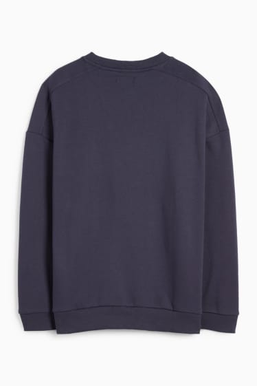 Dames - Sweatshirt - oversized - donkerblauw