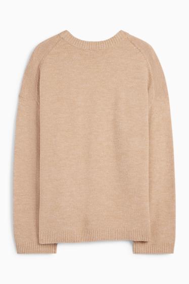 Dames - Trui - beige