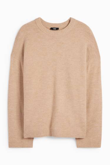 Dames - Trui - beige