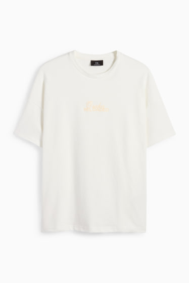 Herren - T-Shirt - Oversized - weiss