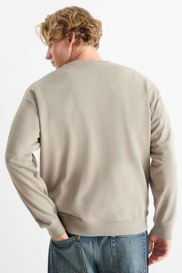 Heren - Sweatshirt - licht beige