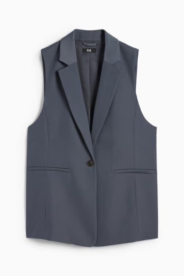 Damen - Business-Weste - Regular Fit - dunkelblau