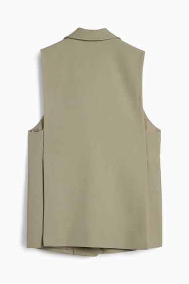 Damen - Business-Weste - Regular Fit - khaki
