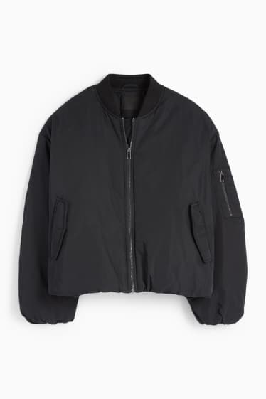 Damen - Bomberjacke - schwarz