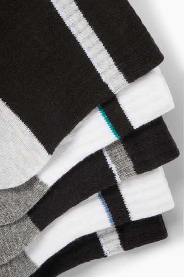 Herren - Multipack 5er - Kurzsocken - schwarz / weiß