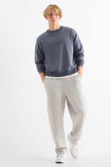Herren - Jogginghose - hellgrau-melange