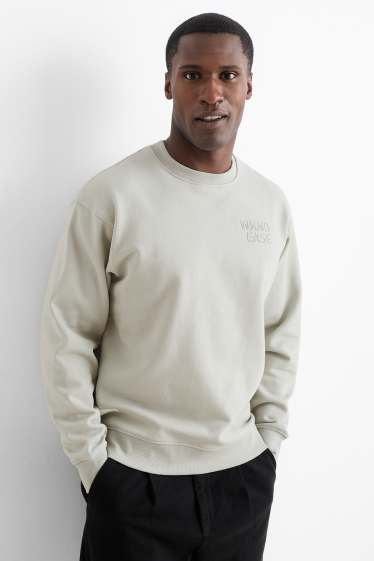 Men - Sweatshirt - mint green