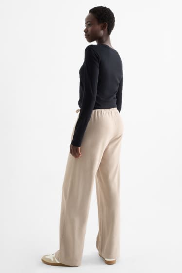 Damen - Basic-Jogginghose - beige