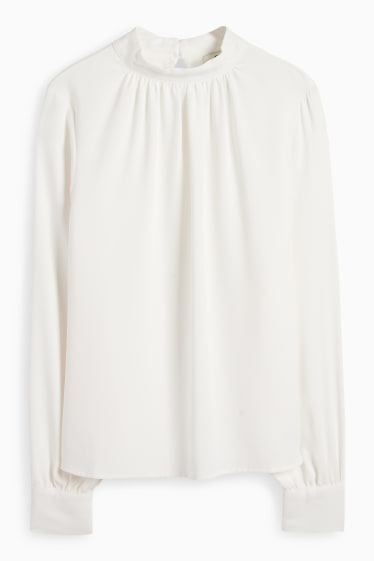 Donna - Blusa - bianco crema