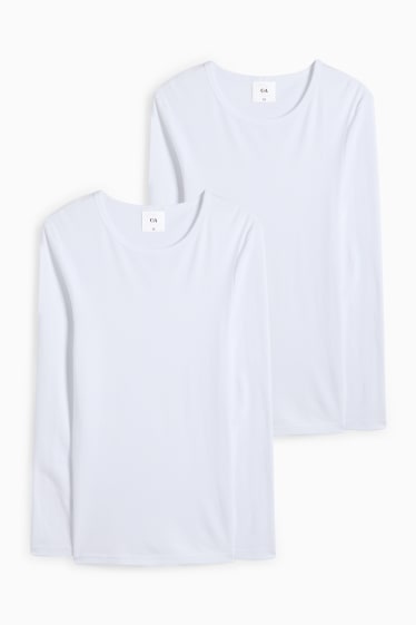 Men - Multipack of 2 - vest - skinny rib - white