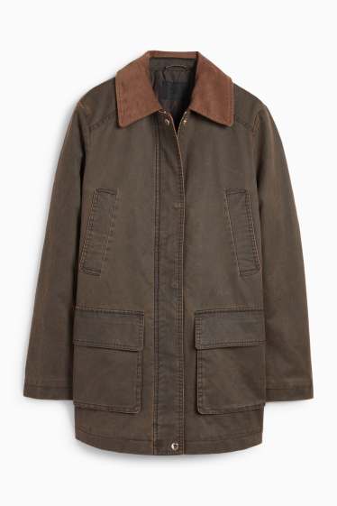 Femmes - Parka - rembourrée - marron