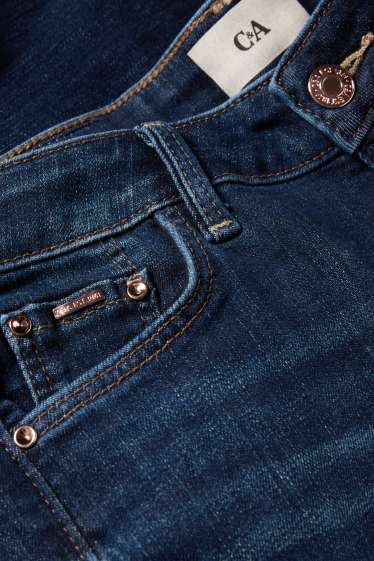 Damen - Straight Jeans - Mid Waist - LYCRA® - jeansblau