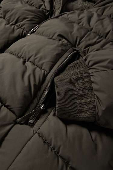 Men - Quilted jacket - dark green