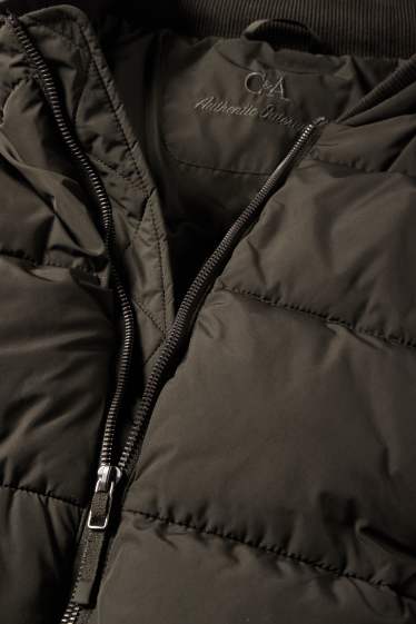 Men - Quilted jacket - dark green