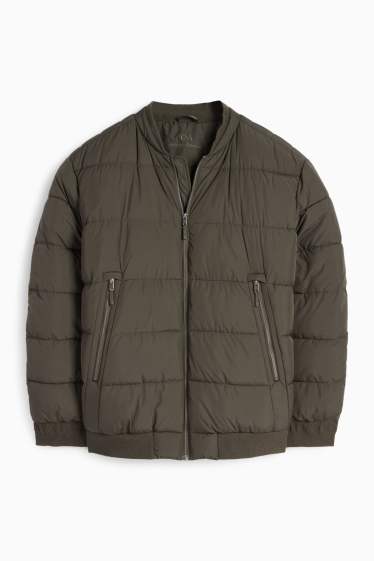 Men - Quilted jacket - dark green