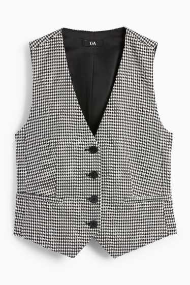 Dona - Armilla formal - regular fit - de ratlles - negre/blanc