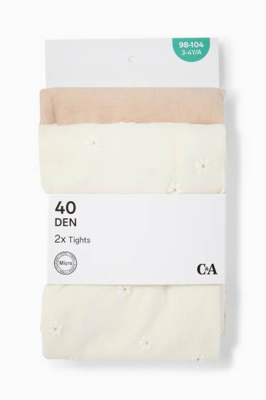 Kinderen: meisjes - Sokken - wit / beige