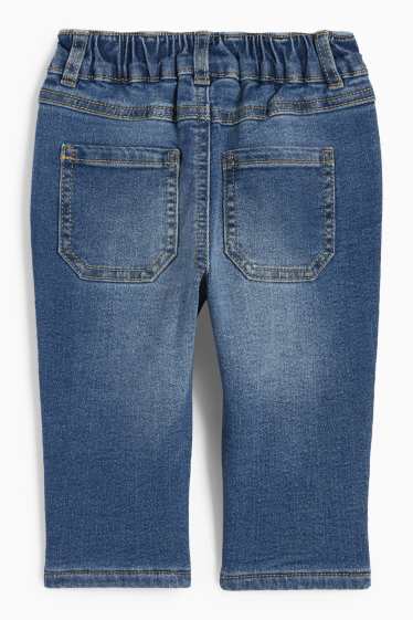 Baby: jongens - Wilde dieren - regular jeans - thermojeans - jeansblauw