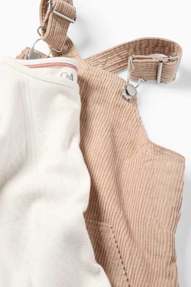 Bébés filles - Tenue bébé - 2 pièces - beige