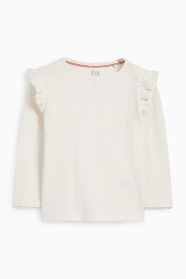 Bébés filles - Tenue bébé - 2 pièces - beige