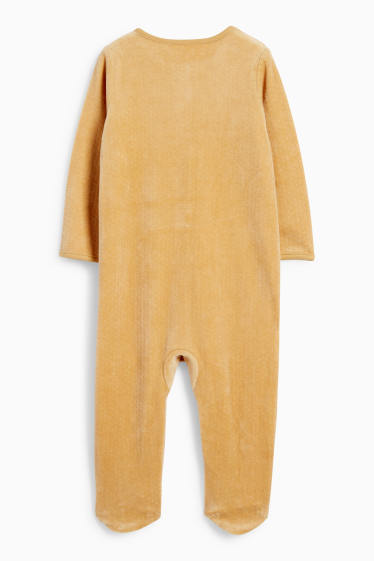 Baby Jungen - Der König der Löwen - Baby-Schlafanzug - strukturiert - gelb