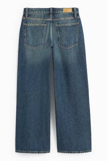 Kinderen: meisjes - Baggy jeans - jeansdonkerblauw