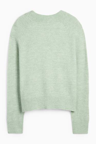 Damen - Strickjacke - mintgrün
