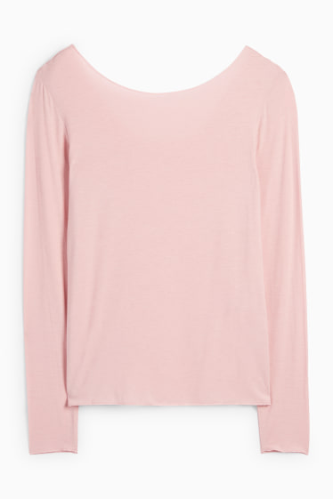 Femmes - Maillot de corps en cachemire mélangé - rose