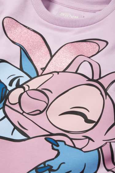 Kinderen: meisjes - Lilo & Stitch - sweatshirt - roze